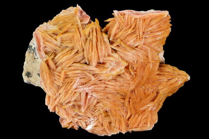 Pink and Orange Bladed Barite - Mibladen, Morocco #103731